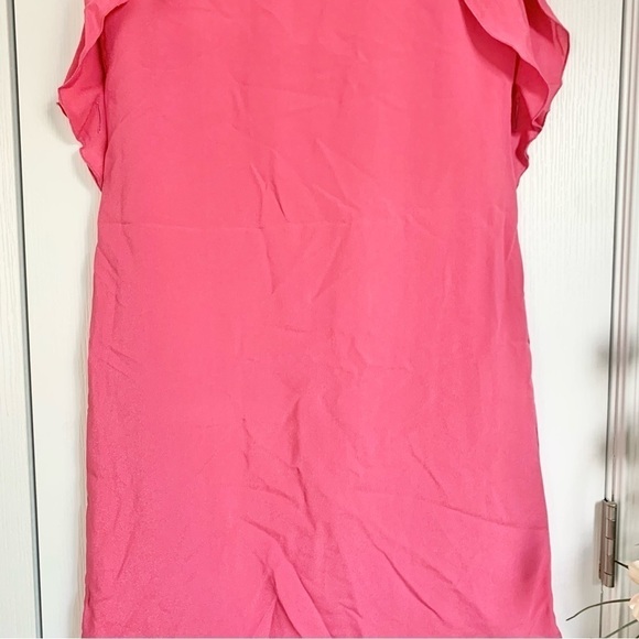 *Missing Belt* The Limited Pink Sleeveless Ruffle shift dress - Picture 3 of 12